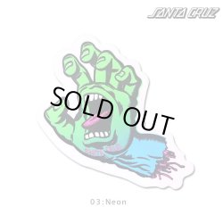 画像1: SANTA CRUZ Skateboards Screming Hand sticker （Neon）S 【メール便OK】