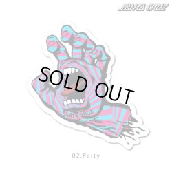 画像1: SANTA CRUZ Skateboards Screming Hand sticker （Party）S 【メール便OK】