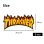 画像2: Thrasher  Flames sticker Lsize【全3種】 (2)