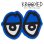 画像1: Krooked  Eyes Sticker Neon Blue 【メール便OK】 (1)