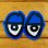 画像2: Krooked  Eyes Sticker Neon Blue 【メール便OK】 (2)