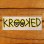 画像2: Krooked  Logo Sticker Yellow 【メール便OK】 (2)