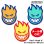 画像1: Spitfire Wheels Fill Sticker M (1)