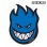 画像1: Spitfire Wheels  Devil Head 6" Sticker  Blue 【メール便OK】 (1)
