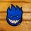 画像2: Spitfire Wheels  Devil Head 11" Sticker  SkyBlue (2)