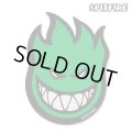 Spitfire Wheels  Devil Head 6" Sticker  Green 【メール便OK】