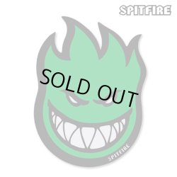 画像1: Spitfire Wheels  Devil Head 6" Sticker  Green 【メール便OK】