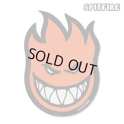 画像1: Spitfire Wheels  Devil Head 6" Sticker Orange 【メール便OK】