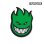 画像1: Spitfire Wheels  Devil Head 3" Sticker  Green　【メール便OK】 (1)