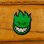 画像2: Spitfire Wheels  Devil Head 3" Sticker  Green　【メール便OK】 (2)