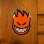 画像2: Spitfire Wheels  Devil Head 3" Sticker  Orange 【メール便OK】 (2)