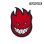 画像1: Spitfire Wheels  Devil Head 3" Sticker  Red 【メール便OK】 (1)
