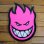 画像2: Spitfire Wheels  Devil Head 11" Sticker Neon Pink (2)