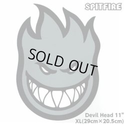 画像1: Spitfire Wheels  Devil Head 11" Sticker Grey