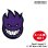 画像1: Spitfire Wheels  Devil Head 3" Sticker Purple 【メール便OK】 (1)