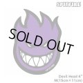 Spitfire Wheels  Devil Head 6" Sticker Purple 【メール便OK】