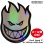 画像1: Spitfire Wheels  Devil Head 11" Sticker Prism (1)