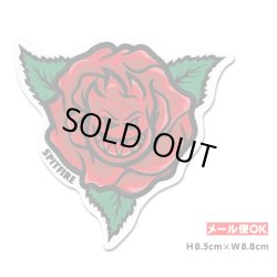 画像1: Spitfire Wheels Big Rose Sticker 【メール便OK】