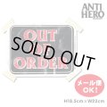 ANTIHERO Out Of Order Sticker【メール便OK】