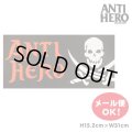 ANTIHERO Skull Sticker【メール便OK】