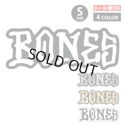 画像1: BONES WHEELS LOGO Sticker Sサイズ 【全4色】