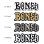 画像2: BONES WHEELS LOGO Sticker Mサイズ 【全4色】 (2)