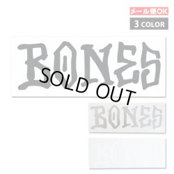 画像1: BONES WHEELS Thermal Vinyl Bones LOGO Sticker 【全3色】