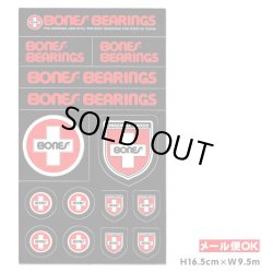 画像1: BONES SWISS BEARING LOGO Sticker Sheet