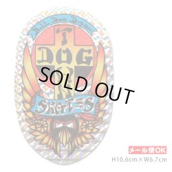 画像1: Dogtown Skateboards Prismatic 70's Bull Dog Sticker 4inch