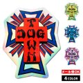 Dogtown Skateboards Foil Cross Logo Sticker 4inch【全4種】