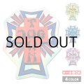 Dogtown Skateboards Foil Cross Logo Sticker 4inch【全4種】