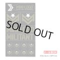 Mini Logo Militant Green/Black Sticker Sheet