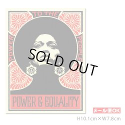 画像1: OBEY Sticker ＜POWER & EQUALITY＞ 【メール便OK】