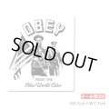 OBEY Sticker ＜OBEY RESIST THE New World Order＞ 【メール便OK】