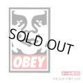 OBEY Sticker ＜ObeyGiant Red logo＞ 【メール便OK】