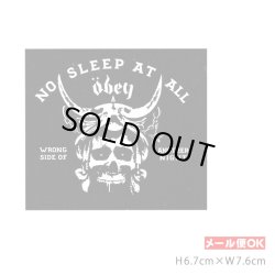 画像1: OBEY Sticker ＜NO SLEEP AT ALL＞ 【メール便OK】