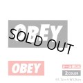 OBEY Sticker ＜OBEY MINI LOGO 2色＞【メール便OK】