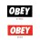 画像2: OBEY Sticker ＜OBEY MINI LOGO 2色＞【メール便OK】 (2)