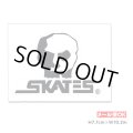 Skull Skates Skull Logo DieCut Sticker