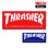 画像1: Thrasher logo sticker Msize 【全2種】 (1)