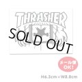 Thrasher book and hands sticker  【メール便OK】