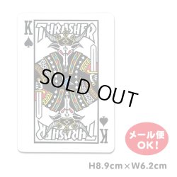 画像1: Thrasher trump card sticker 【メール便OK】