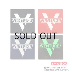 画像1: Venture Cross Bar Logo sticker 【メール便OK】