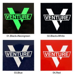 画像2: Venture Cross Bar Logo sticker 【メール便OK】