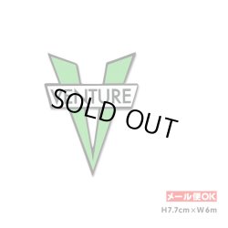 画像1: Venture Trucks V DieCut Sticker Small Size (Green)