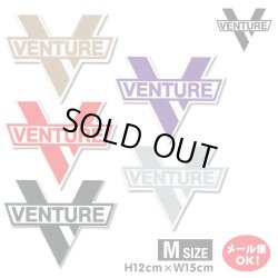 画像1: Venture Trucks Cross Bar sharp Diecut sticker M【メール便OK】