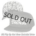 SUICIDAL TENDENCIES OG Flip Up Mesh Hat New Suicidal Brim  (Black)