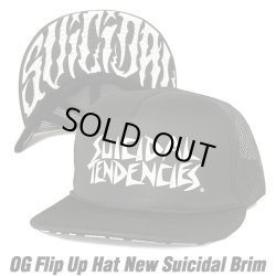 画像1: SUICIDAL TENDENCIES OG Flip Up Mesh Hat New Suicidal Brim  (Black)