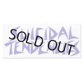 SUICIDAL TENDENCIES Logo Sticker (White/Blue)