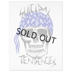 画像1: SUICIDAL TENDENCIES  Blue Bandana Sticker